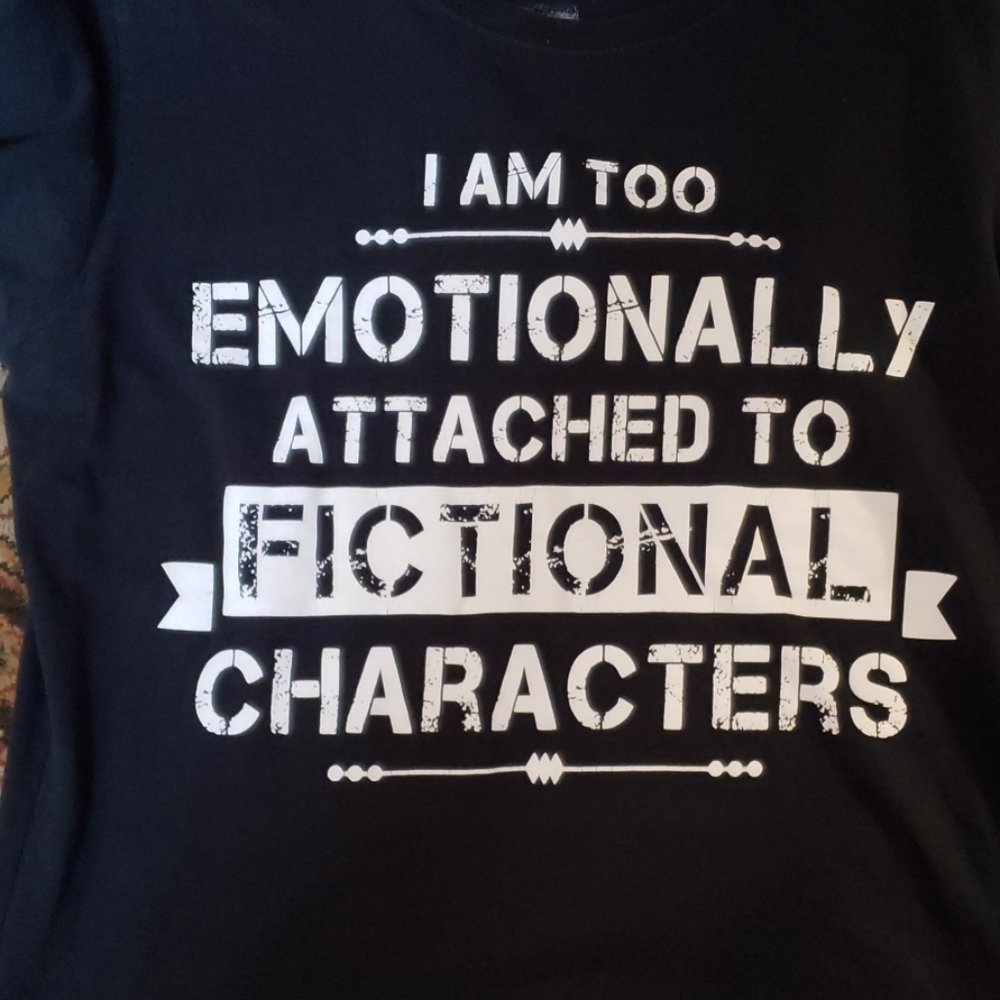 Cute fictional character attachment Tee large - Picture 3 of 4